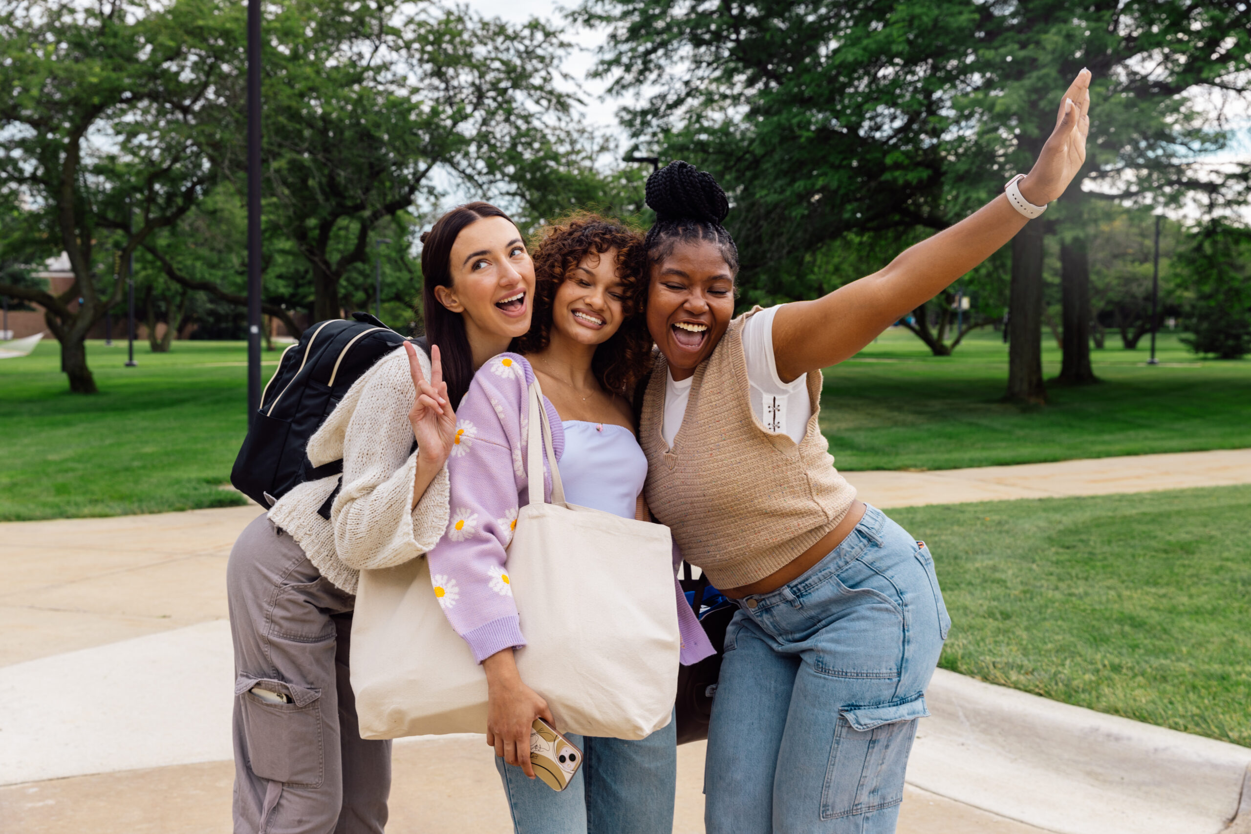 Canva – College friends hanging out together
